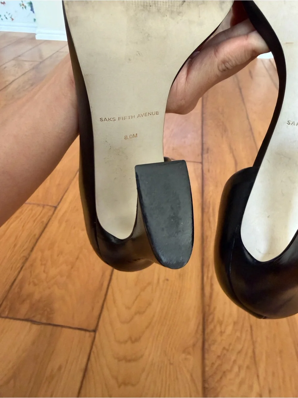 Saks Fifth Avenue D’Orsay Heels size 8